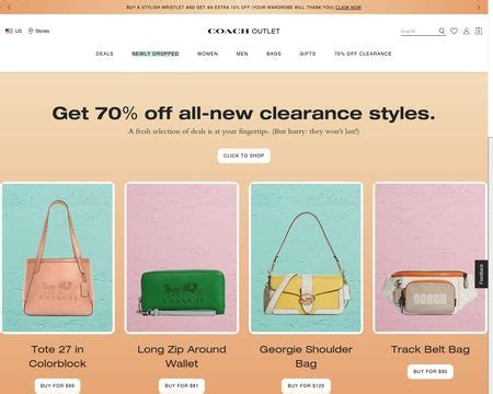 coach factory online order status